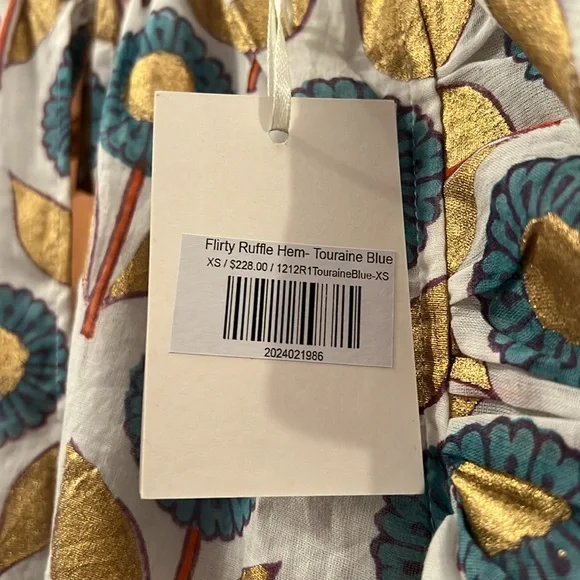 Oliphant Flirty Ruffle Hem Mini Dress - Picture 7 of 9